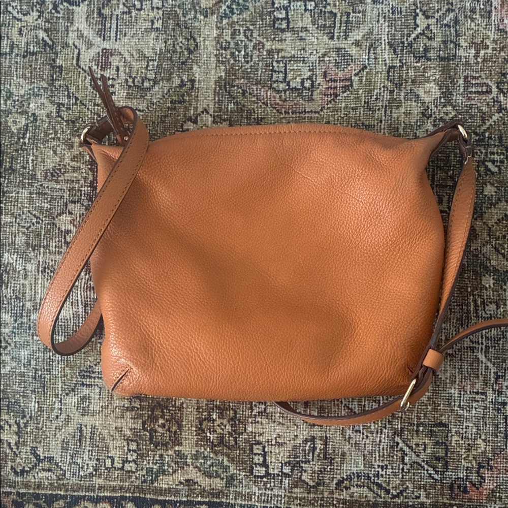 Kate Spade Leather Tan/Brown/Camel Crossbody Bag - Picture 4 of 15